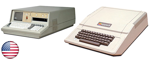 IBM 5100 (izquierda) y Apple II (derecha)